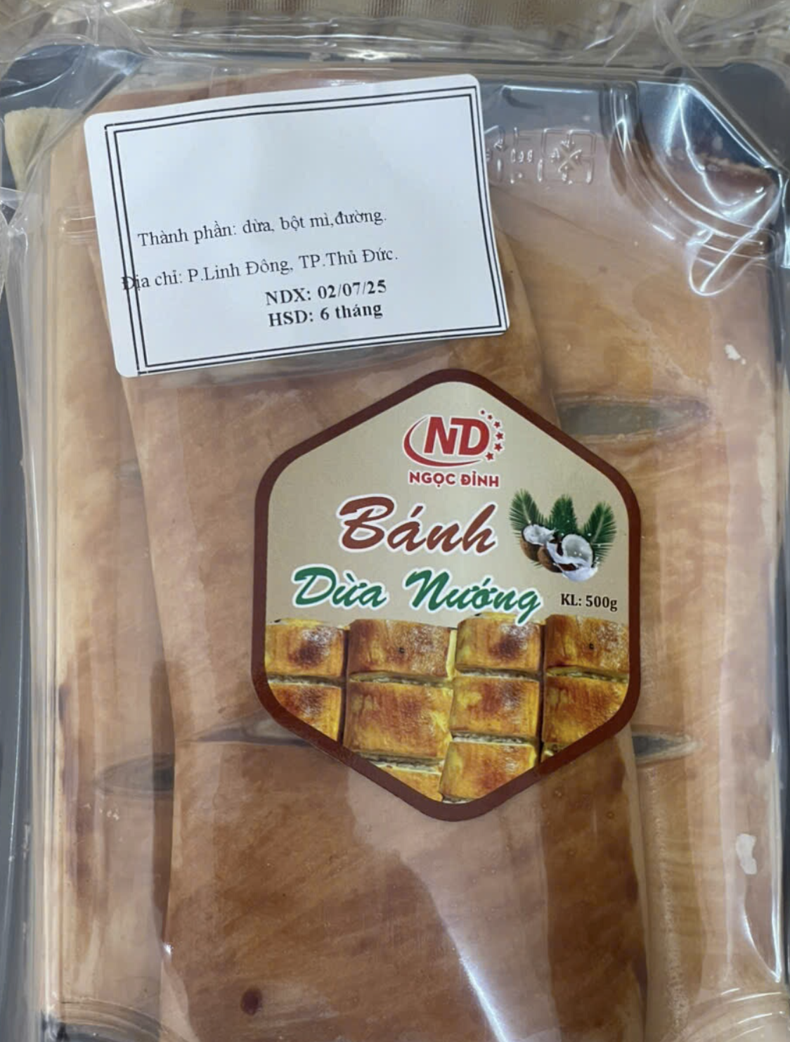 Bánh dừa nướng 500g